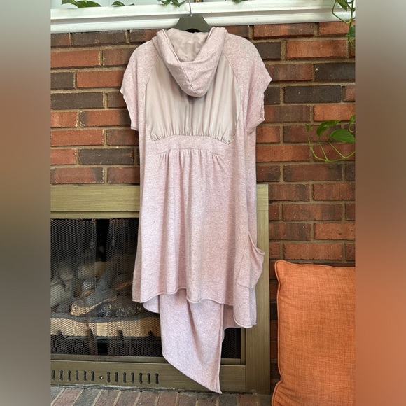 🛍️ Mint Velvet light pink long hoodie wrap style cardigan super stylish Size 14 - Picture 6 of 9